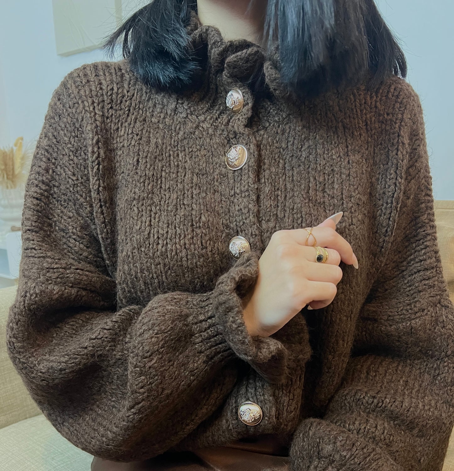 Pull N°26 Marron